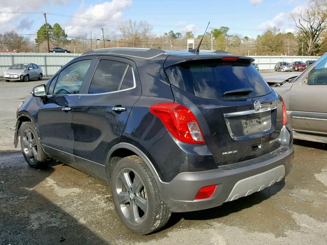 KL4CJASB9EB760190 - 2014 BUICK ENCORE BLACK photo 3