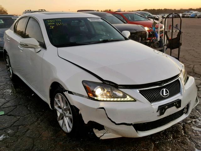 JTHCF5C24C5060696 - 2012 LEXUS IS 250 WHITE photo 1