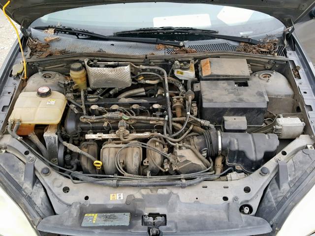 1FAFP34NX5W114885 - 2005 FORD FOCUS ZX4 GRAY photo 7