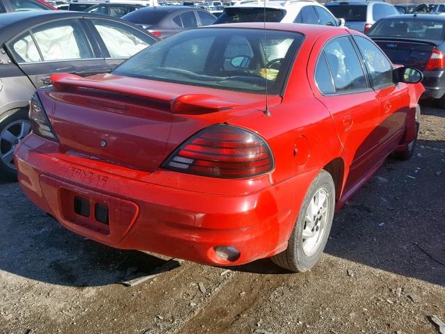 1G2NF52EX4M546494 - 2004 PONTIAC GRAND AM S RED photo 4