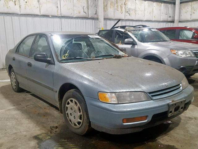 1HGCD5526RA154682 - 1994 HONDA ACCORD DX BLUE photo 1