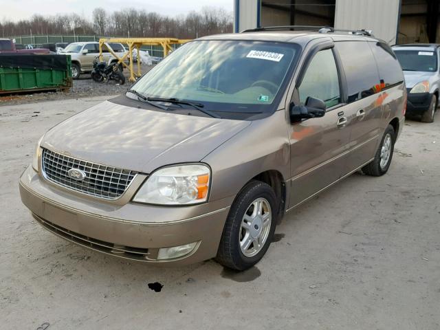 2FMZA52255BA33805 - 2005 FORD FREESTAR S BROWN photo 2