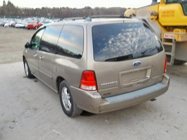 2FMZA52255BA33805 - 2005 FORD FREESTAR S BROWN photo 3