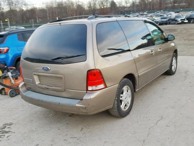 2FMZA52255BA33805 - 2005 FORD FREESTAR S BROWN photo 4