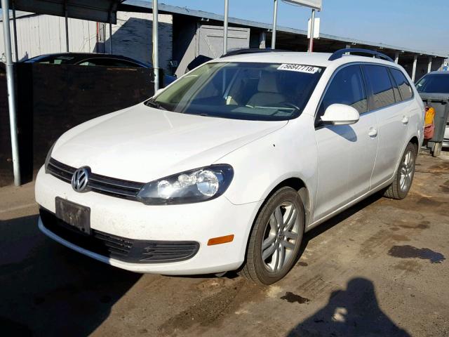 3VWPL7AJ3BM688448 - 2011 VOLKSWAGEN JETTA TDI WHITE photo 2