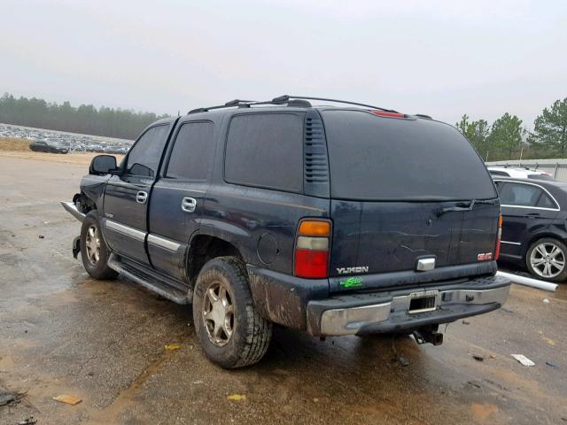 1GKEK13V85J154040 - 2005 GMC YUKON GREEN photo 3