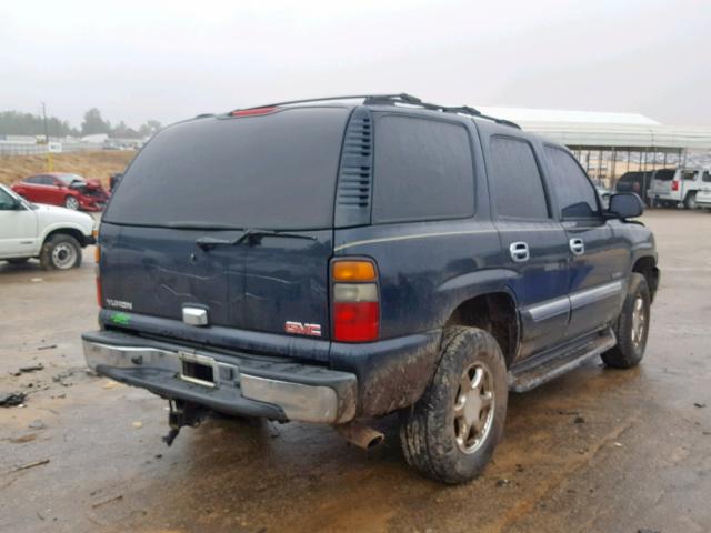 1GKEK13V85J154040 - 2005 GMC YUKON GREEN photo 4