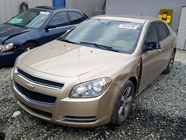 1G1ZJ57B08F223889 - 2008 CHEVROLET MALIBU 2LT GOLD photo 2