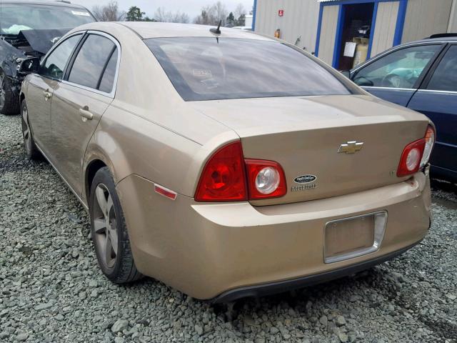 1G1ZJ57B08F223889 - 2008 CHEVROLET MALIBU 2LT GOLD photo 3