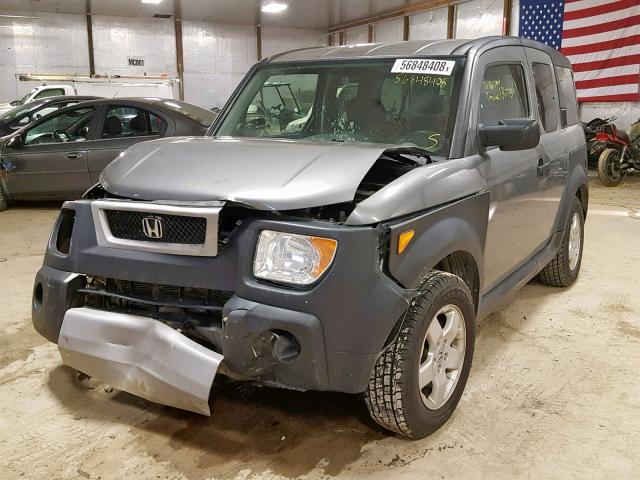 5J6YH28645L029131 - 2005 HONDA ELEMENT EX GRAY photo 2