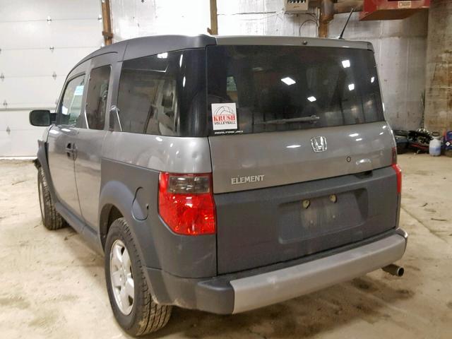 5J6YH28645L029131 - 2005 HONDA ELEMENT EX GRAY photo 3