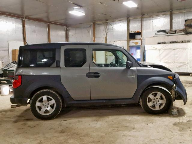 5J6YH28645L029131 - 2005 HONDA ELEMENT EX GRAY photo 9