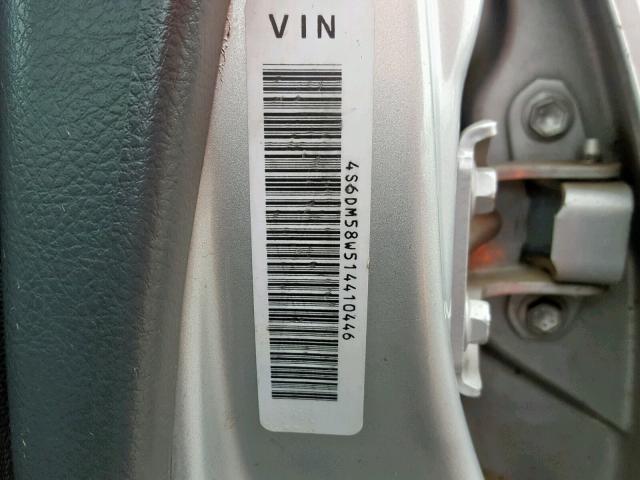 4S6DM58W514410446 - 2001 HONDA PASSPORT E 银色 照片 10