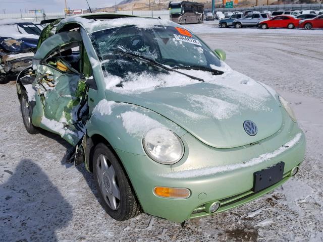 3VWDD21C2YM435554 - 2000 VOLKSWAGEN NEW BEETLE GREEN photo 1