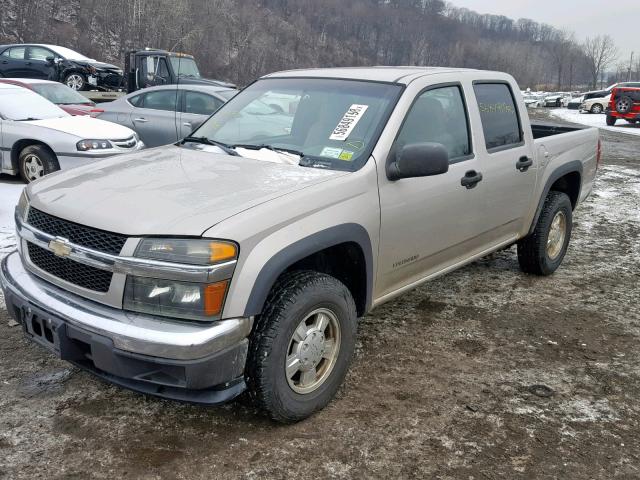 1GCDT138958197601 - 2005 CHEVROLET COLORADO GRAY photo 2