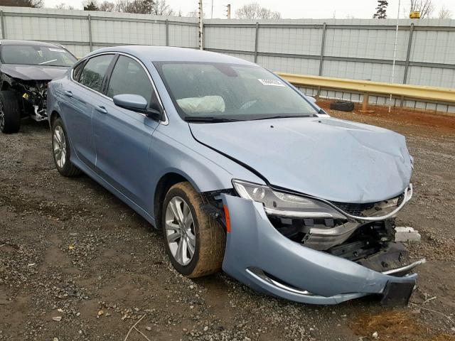 1C3CCCAB3FN675217 - 2015 CHRYSLER 200 LIMITE BLUE photo 1