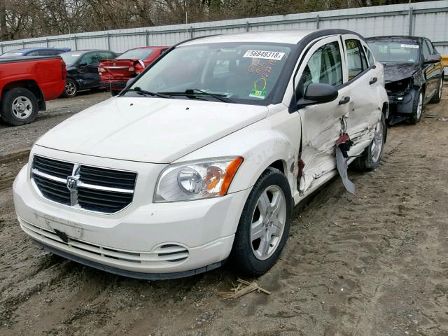 1B3HB48B28D652344 - 2008 DODGE CALIBER SX WHITE photo 2