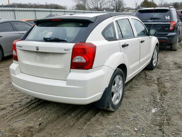 1B3HB48B28D652344 - 2008 DODGE CALIBER SX WHITE photo 4