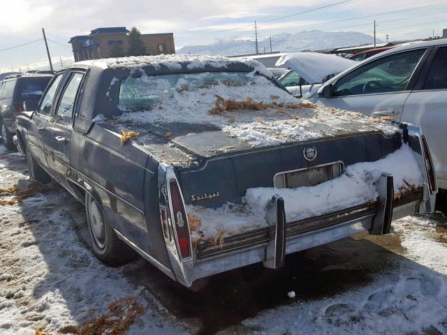 6B69S99198531 - 1979 CADILLAC FLEETWOOD BLUE photo 3