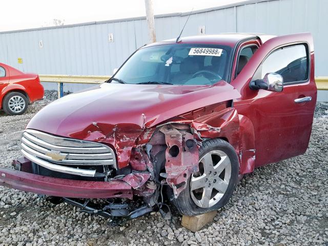 3GNDA23P66S507366 - 2006 CHEVROLET HHR LT MAROON photo 2