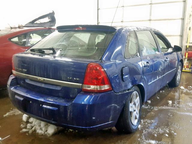 1G1ZT61806F156754 - 2006 CHEVROLET MALIBU MAX BLUE photo 4