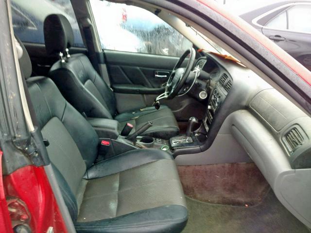 4S4BT63C955107420 - 2005 SUBARU BAJA TURBO RED photo 5