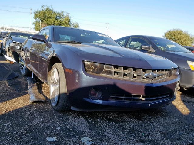 2G1FE1E32D9148529 - 2013 CHEVROLET CAMARO LS BLUE photo 1