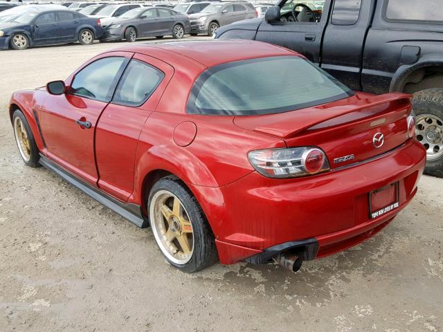 JM1FE173640124345 - 2004 MAZDA RX8 RED photo 3