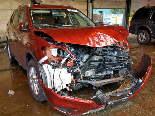 5N1AT2MV8JC771394 - 2018 NISSAN ROGUE SV RED photo 1