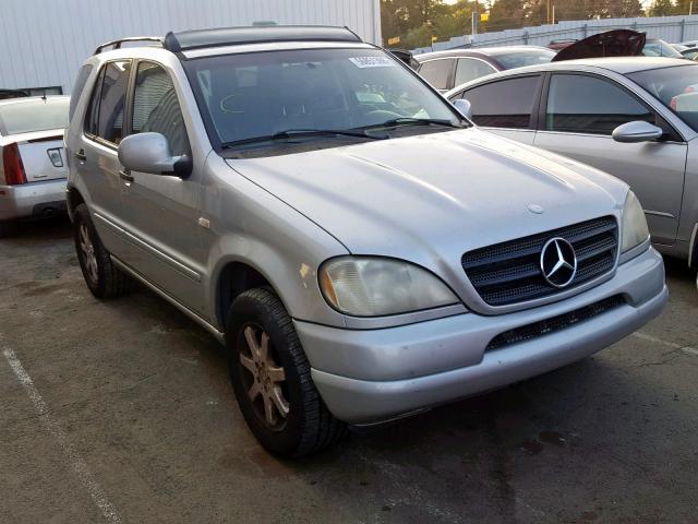 4JGAB72E1XA136377 - 1999 MERCEDES-BENZ ML 430 SILVER photo 1