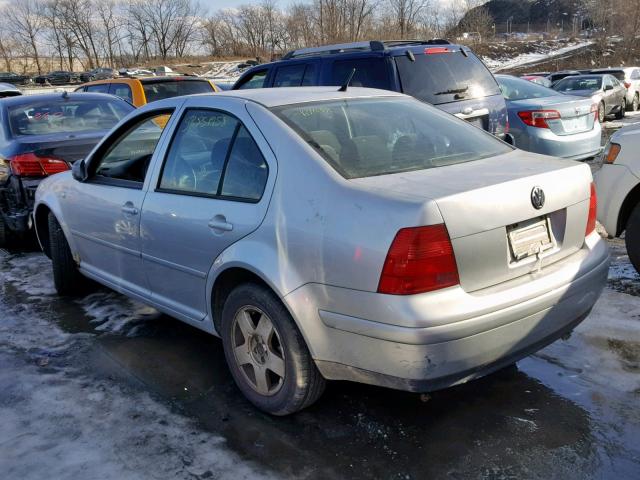 3VWSK69M32M073940 - 2002 VOLKSWAGEN JETTA GLS GRAY photo 3