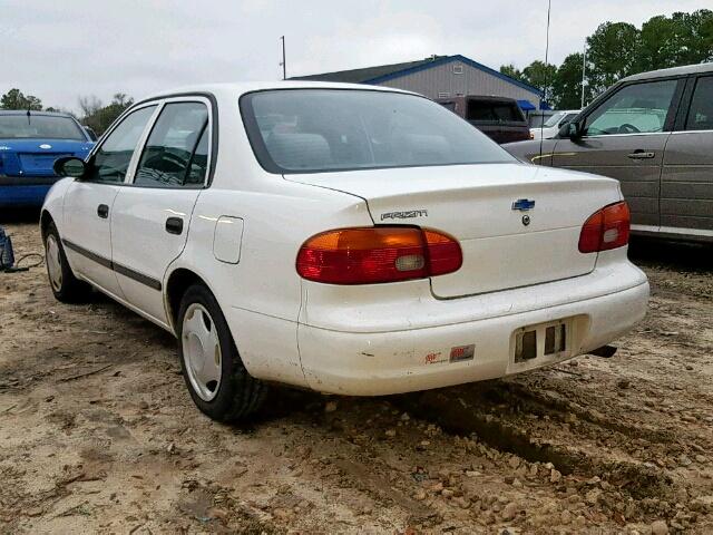 1Y1SK5285WZ438399 - 1998 CHEVROLET GEO PRIZM WHITE photo 3