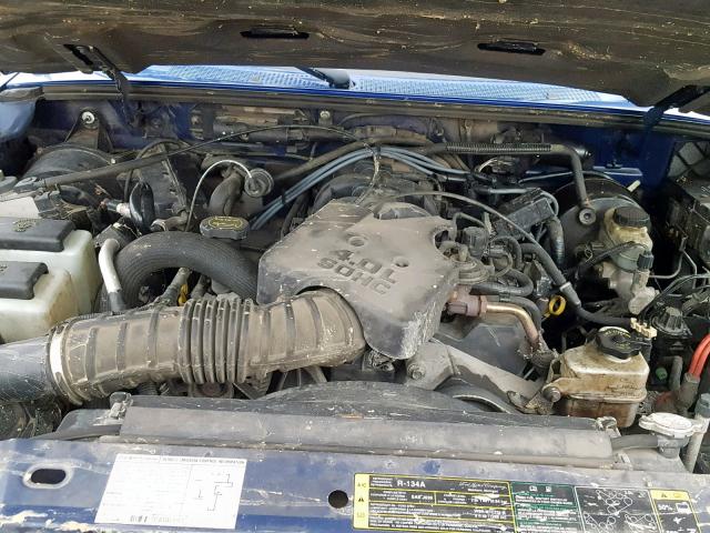 1FTYR15E24PB54676 - 2004 FORD RANGER SUP BLUE photo 7