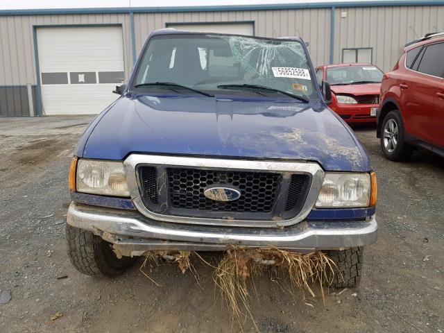 1FTYR15E24PB54676 - 2004 FORD RANGER SUP BLUE photo 9