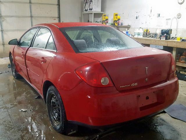 1G2ZF55B764269860 - 2006 PONTIAC G6 SE RED photo 3