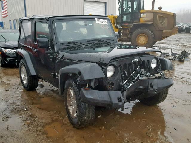 1J4AA2D10BL523952 - 2011 JEEP WRANGLER S BLACK photo 1