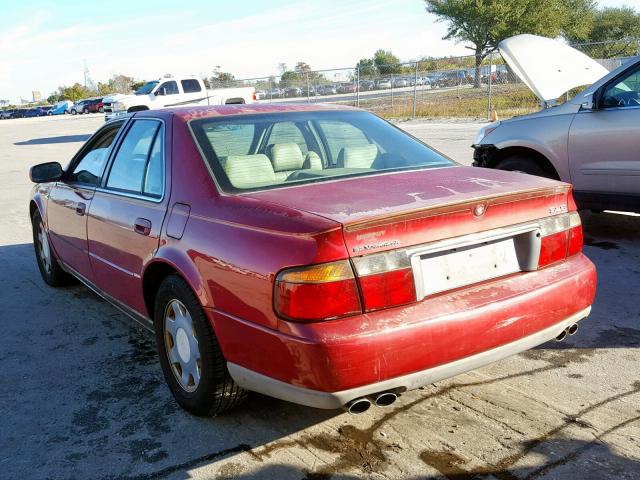 1G6KS54Y6XU907664 - 1999 CADILLAC SEVILLE SL RED photo 3