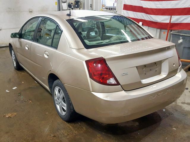 1G8AJ55F36Z168404 - 2006 SATURN ION LEVEL BEIGE photo 3