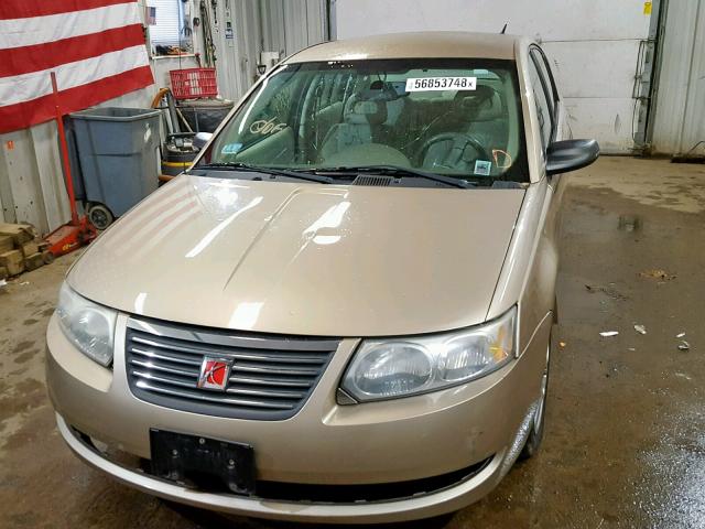 1G8AJ55F36Z168404 - 2006 SATURN ION LEVEL BEIGE photo 9