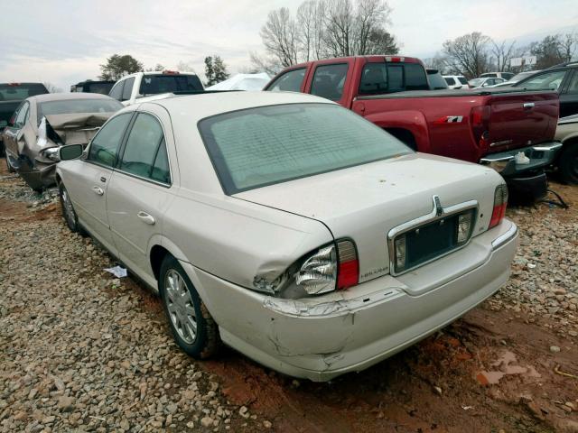 1LNHM86S14Y646665 - 2004 LINCOLN LS WHITE photo 3