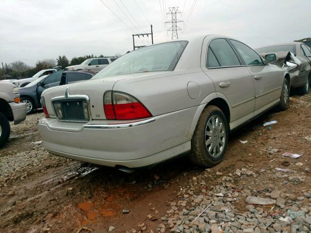 1LNHM86S14Y646665 - 2004 LINCOLN LS WHITE photo 4