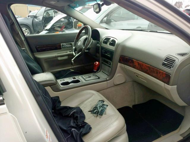 1LNHM86S14Y646665 - 2004 LINCOLN LS WHITE photo 5