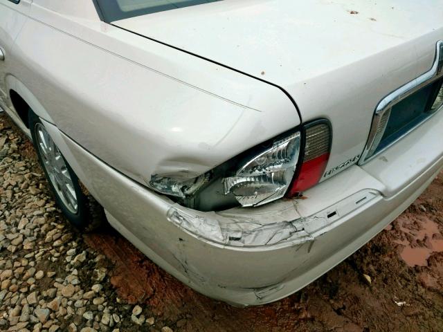 1LNHM86S14Y646665 - 2004 LINCOLN LS WHITE photo 9