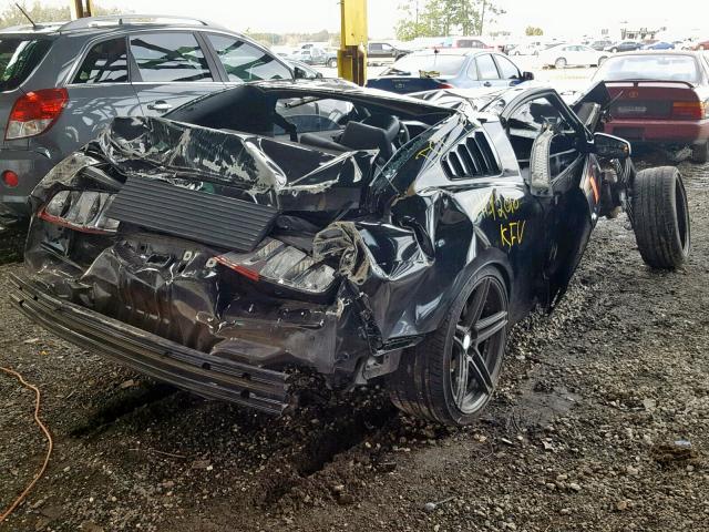 1ZVBP8AM9B5124467 - 2011 FORD MUSTANG BLACK photo 4