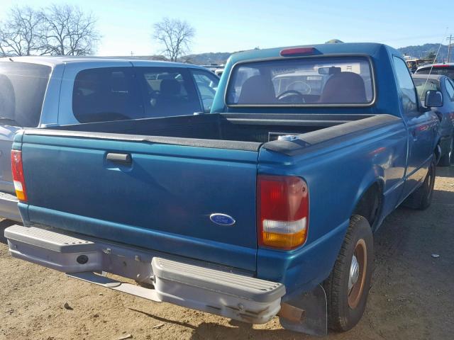 1FTCR10A9TPB43090 - 1996 FORD RANGER GREEN photo 4