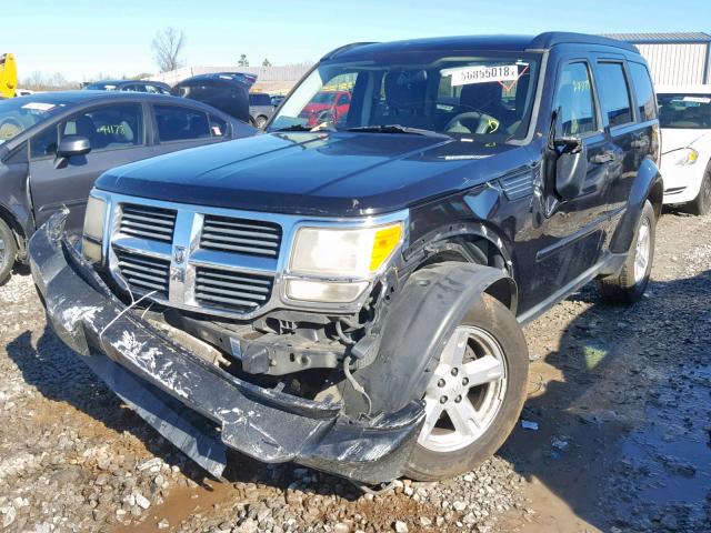 1D8GT28K38W185114 - 2008 DODGE NITRO SXT BLACK photo 2