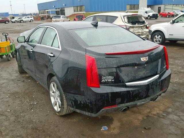 1G6AH5RX4F0104979 - 2015 CADILLAC ATS LUXURY BLACK photo 3