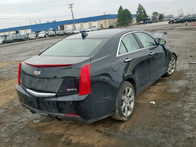 1G6AH5RX4F0104979 - 2015 CADILLAC ATS LUXURY BLACK photo 4