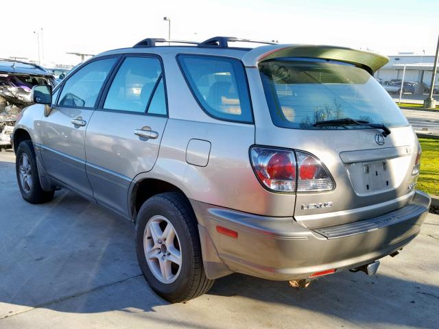 JTJGF10U410087065 - 2001 LEXUS RX 300 BEIGE photo 3