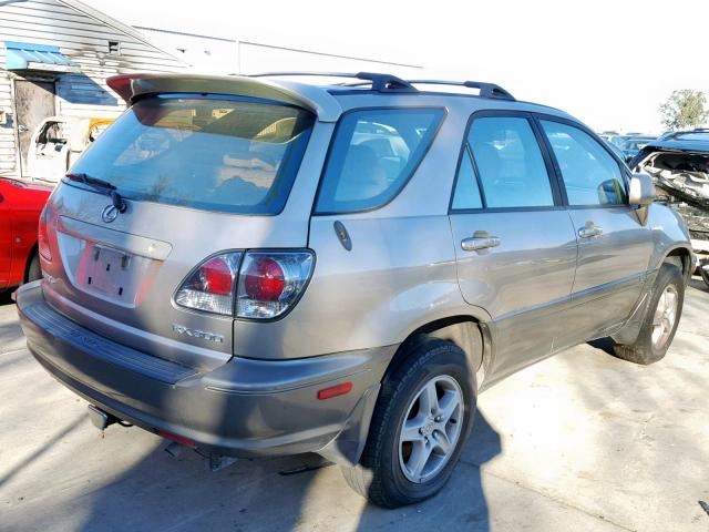 JTJGF10U410087065 - 2001 LEXUS RX 300 BEIGE photo 4